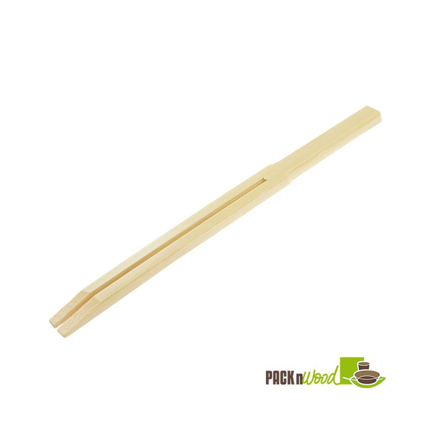 Packnwood Dual Prong Bamboo Double Pick Skewer, 3.9" - Case of 2000