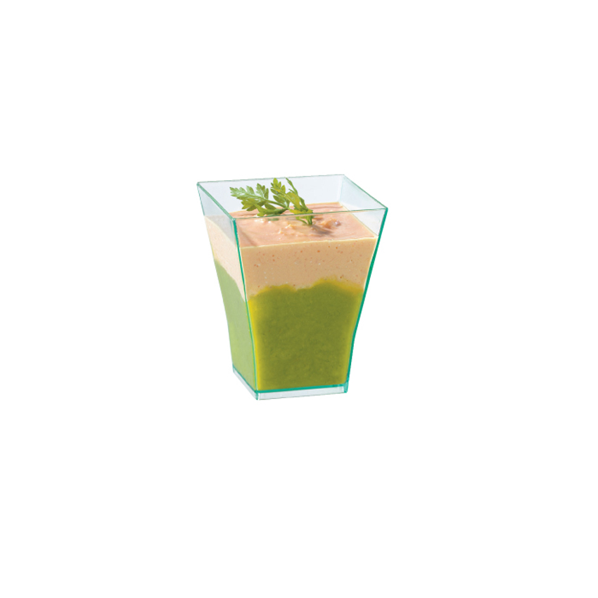 Packnwood "TAITI" Square Cup, 2 oz, 1.7" x 2.1" H, Case of 600