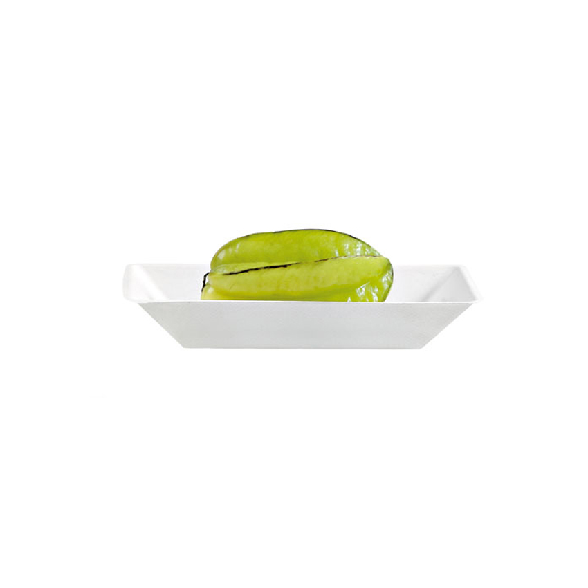 Packnwood Eco-Design Sugarcane Plate, 6.6" x 5.1" x 1.1" H, Case of 600