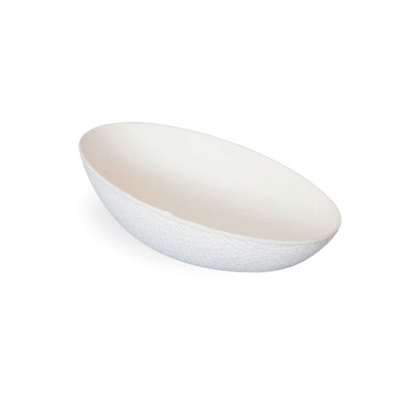 Packnwood Bio 'n' Chic, Egg Shaped Sugarcane Dish, 3.5" x 2", Case of 300