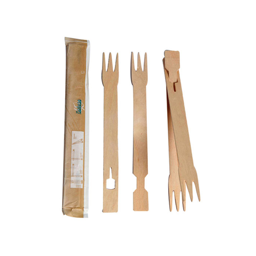 Packnwood Beginners Wrapped Wooden Fork Chopsticks, 7", Case of 1000