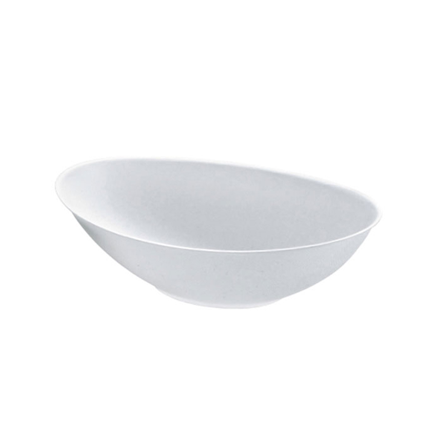 Packnwood Bio n Chic Oval Sugarcane Bowl, 44 oz, 10.6" x 6.2", Case of 100