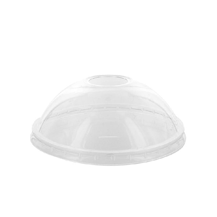 Packnwood Clear PET Dome Lid 4.49" Dia. x 3.25" H, Case of 500