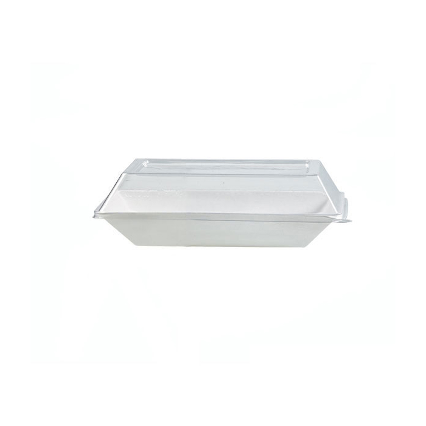 Packnwood Clear Recyclable Lid for 210ECOD1713, 6.69" x 5.11" x 1.10" H, Case of 100