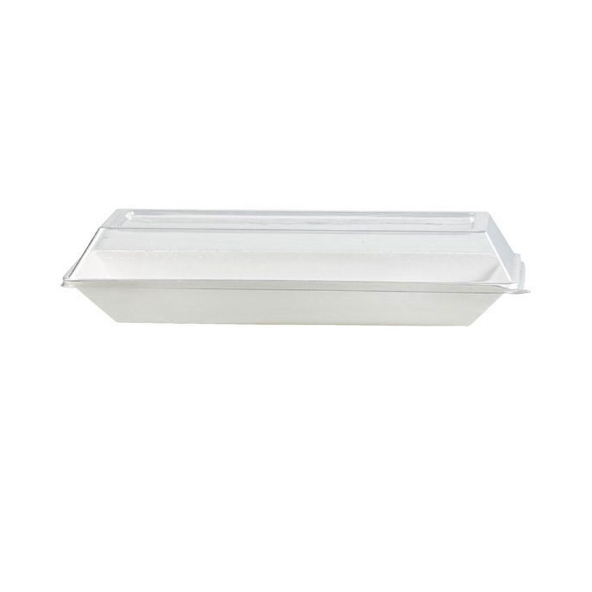 Packnwood Clear Recyclable Lid for 210ECOD2613, 10.3" x 5.19" x 1.29" H, Case of 100