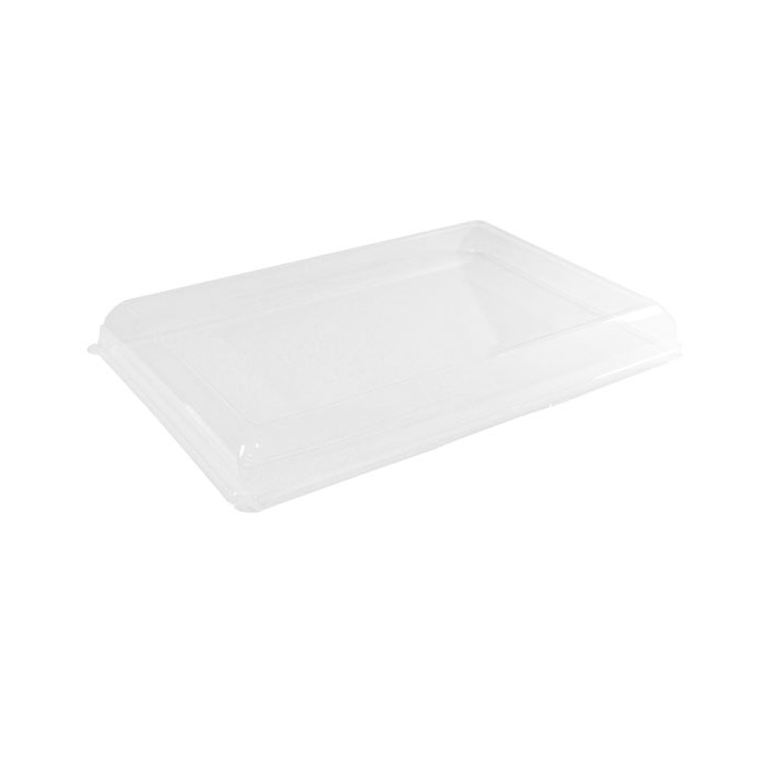 Packnwood Clear Recyclable Lid for 210ECOD4028, 15.7" x 10.7" x 1.77" H, Case of 25