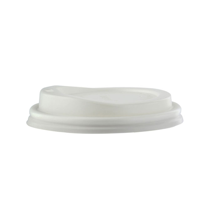Packnwood CPLA Lids for 10/12/16/20oz Double Wall Cups, 3.54" Dia., Case of 1000