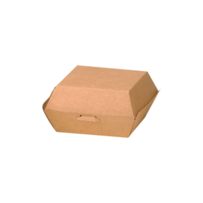 Packnwood Kraft Mini Burger Box, 2.8" x 2.8" x 2" H, Case of 500