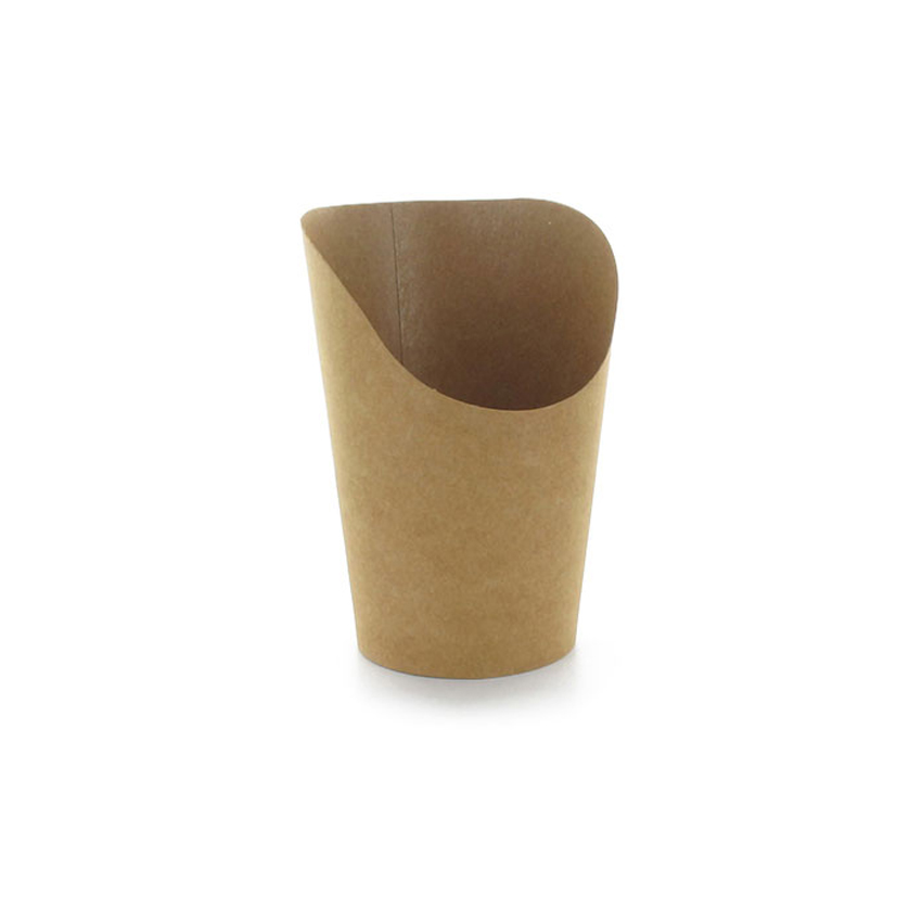 Packnwood Kraft Wrap Cups, 5.5 oz., 3" Dia. x 4.7" H, Case of 1200