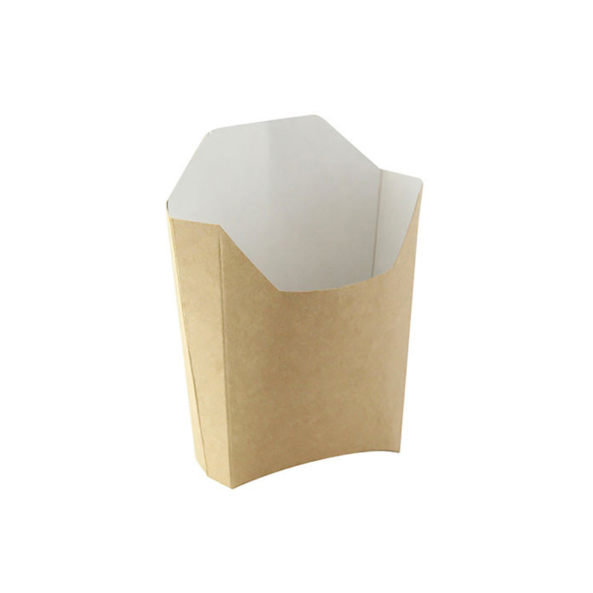 Packnwood Large Kraft French Fry Pails, 5.3" x 4.5" x 7.1" H, Case of 1000