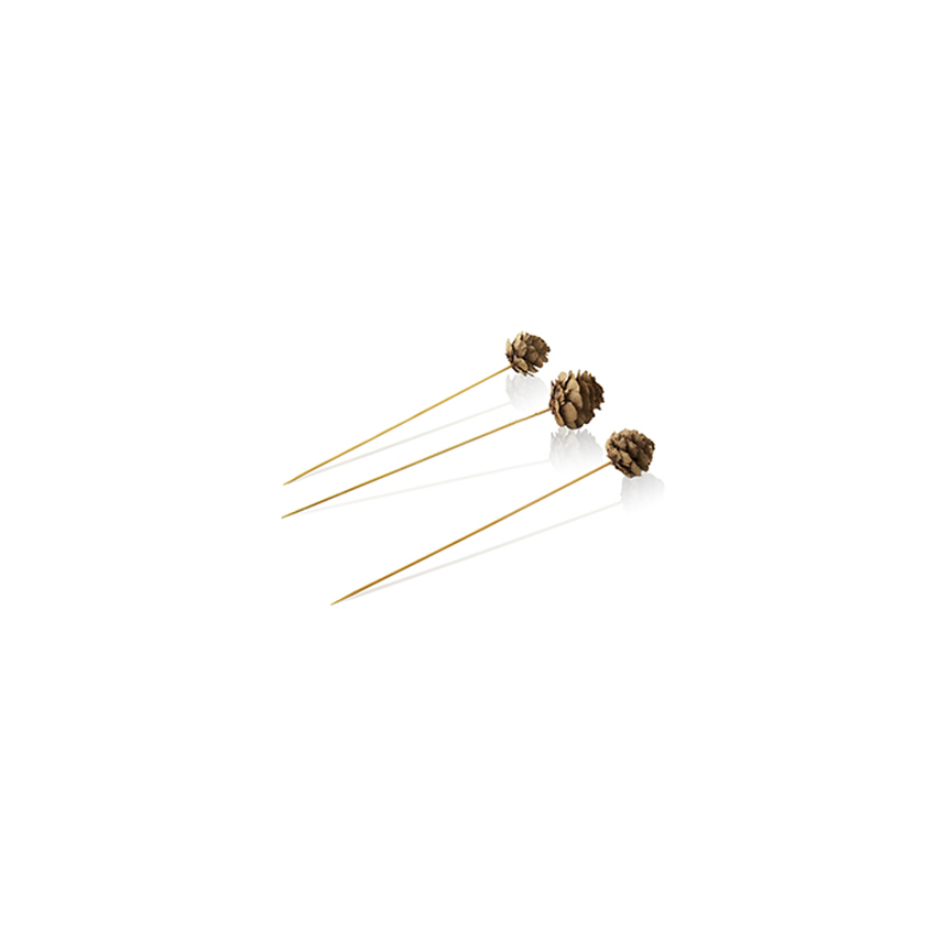 Packnwood Pine Cone Skewer, 3.5", Case of 1000