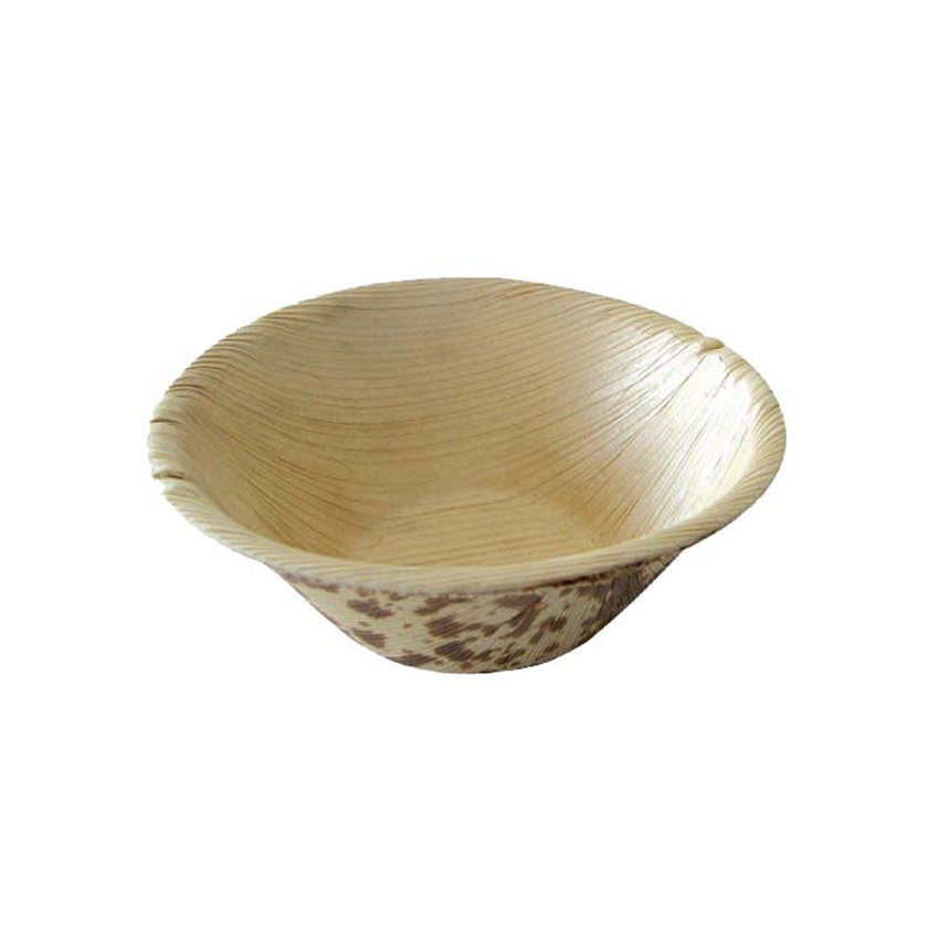 Packnwood Square Bamboo Leaf Plate, 2 oz., 2.75" Dia., Case of 1000