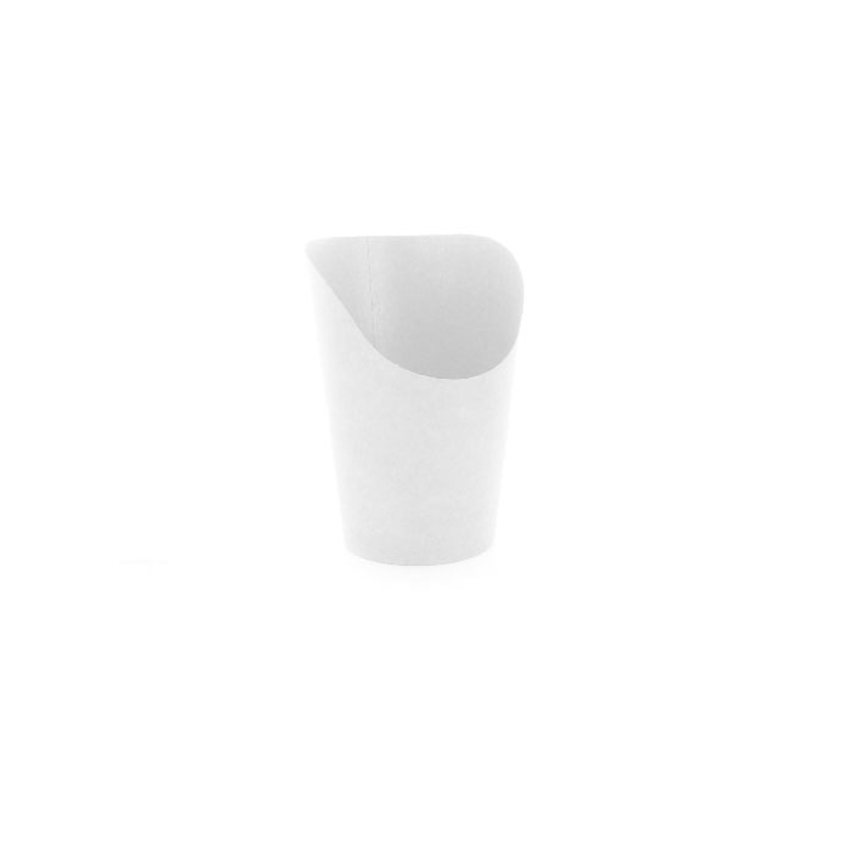 Packnwood White Wrap Cup, 5.5 oz., 3" Dia. x 4.7" H, Case of 1200