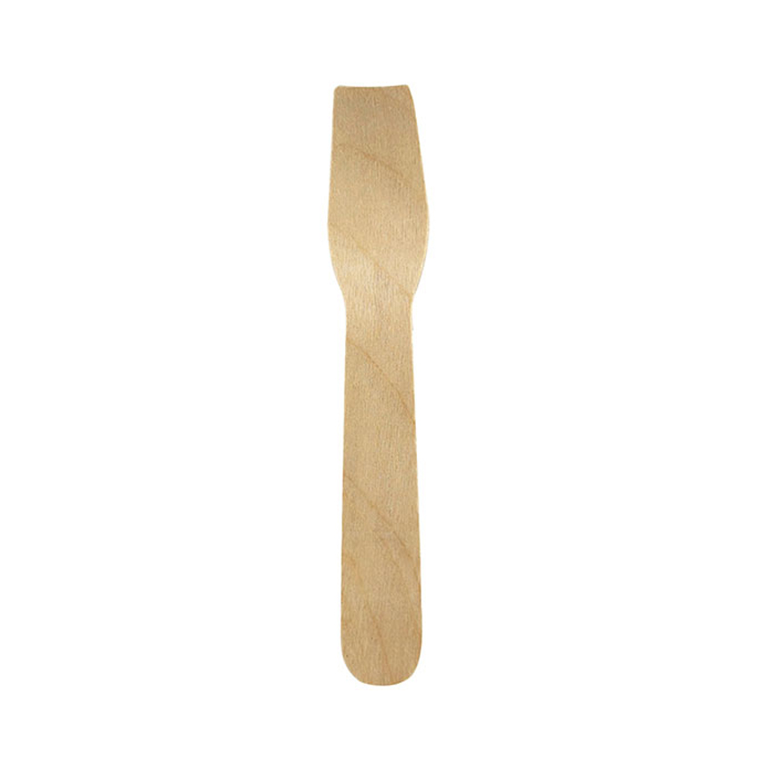 Packnwood Wooden Ice Cream Spoon, 3.75", Case of 3000