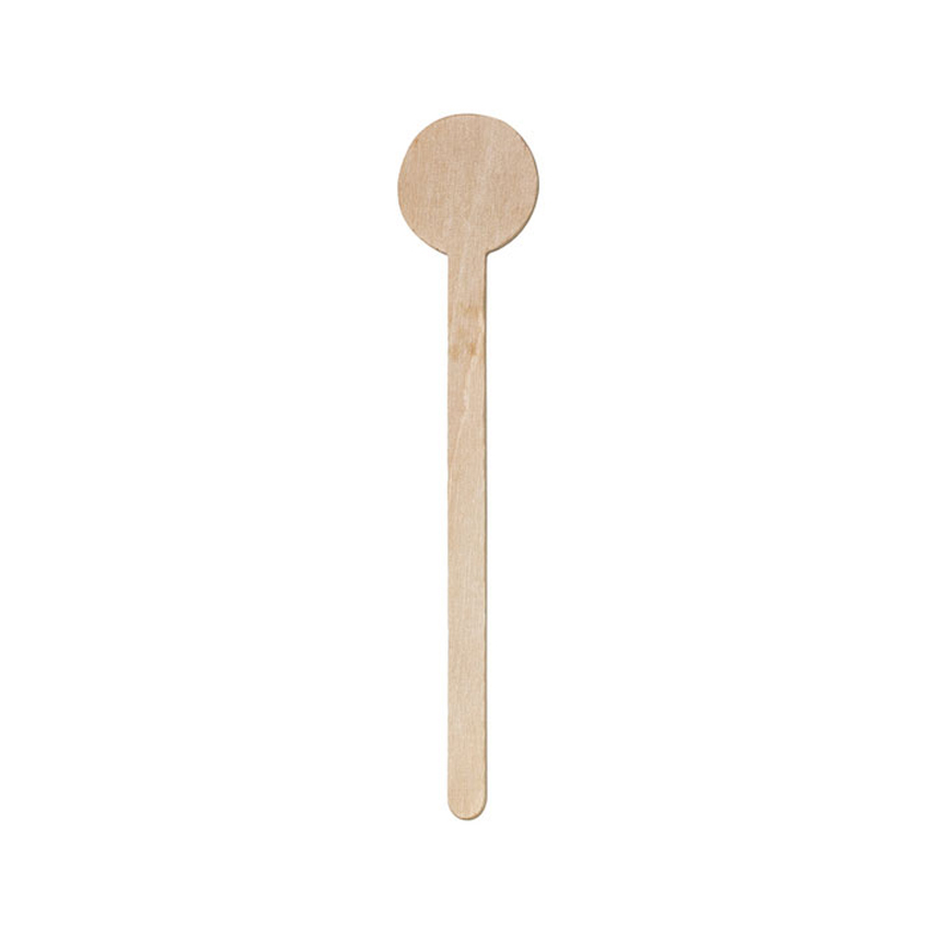 Packnwood Wooden Stirrer, 0.9" Dia. x  7.1", Case of 5000