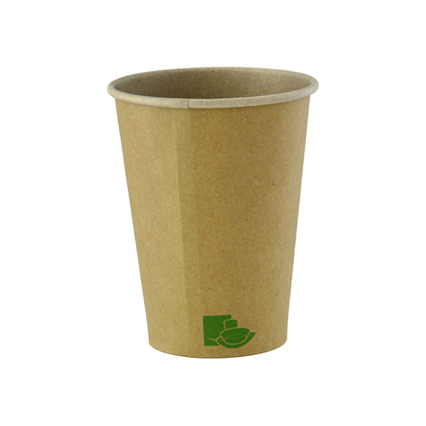Packnwood Zen Kraft Paper Cups, 12 oz., 3.5" Dia. x 4.4" H, Case of 1000