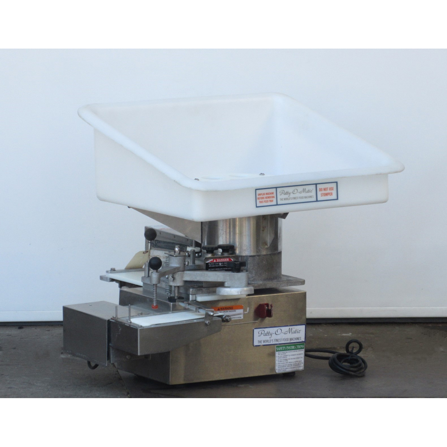 Patty-O-Matic 330A Automatic Patty Forming Machine, Used Excellent Condition