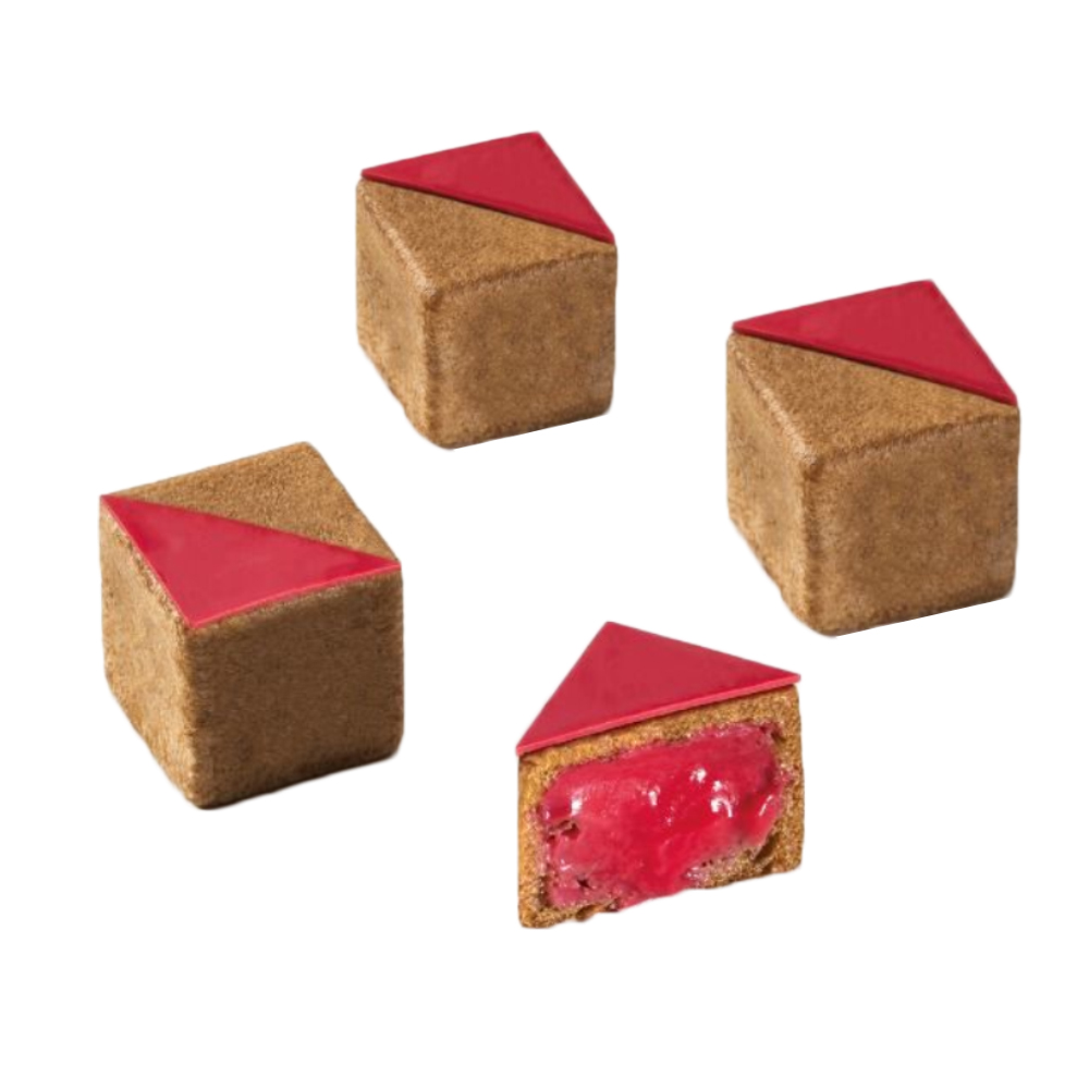 Pavoni Cookmatic PIASTRACHOUX01 Cube Plates, 30 Cavities