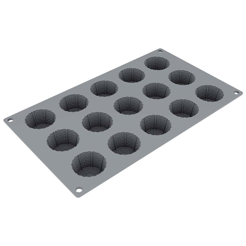 Pavoni GG040 Silicone Ricotta Cheese Mold, 15 Cavities