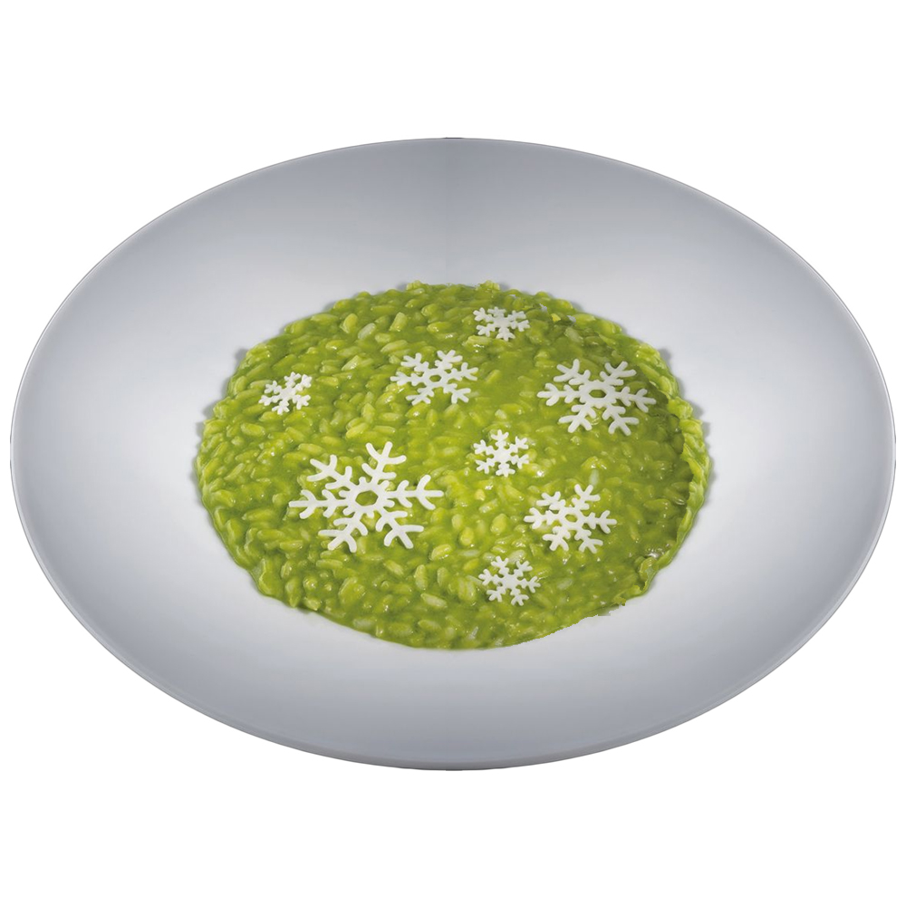 Pavoni Gourmand Snowflake Decorative Silicone Mold, 24 Cavities