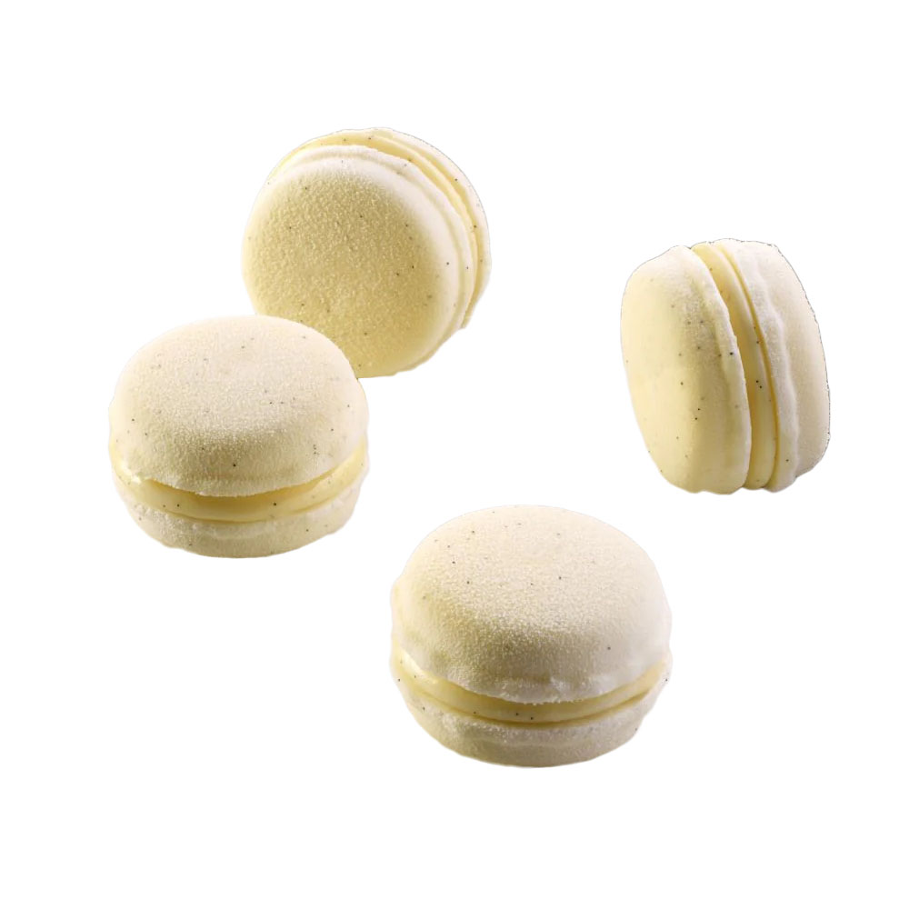Pavoni Mini Macaron Silicone Mold, 18 Cavities