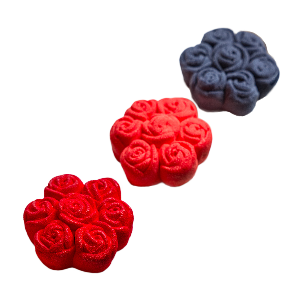 Pavoni Pavoflex PX4397 Bouquet of Roses Silicone Mold, 12 Cavities