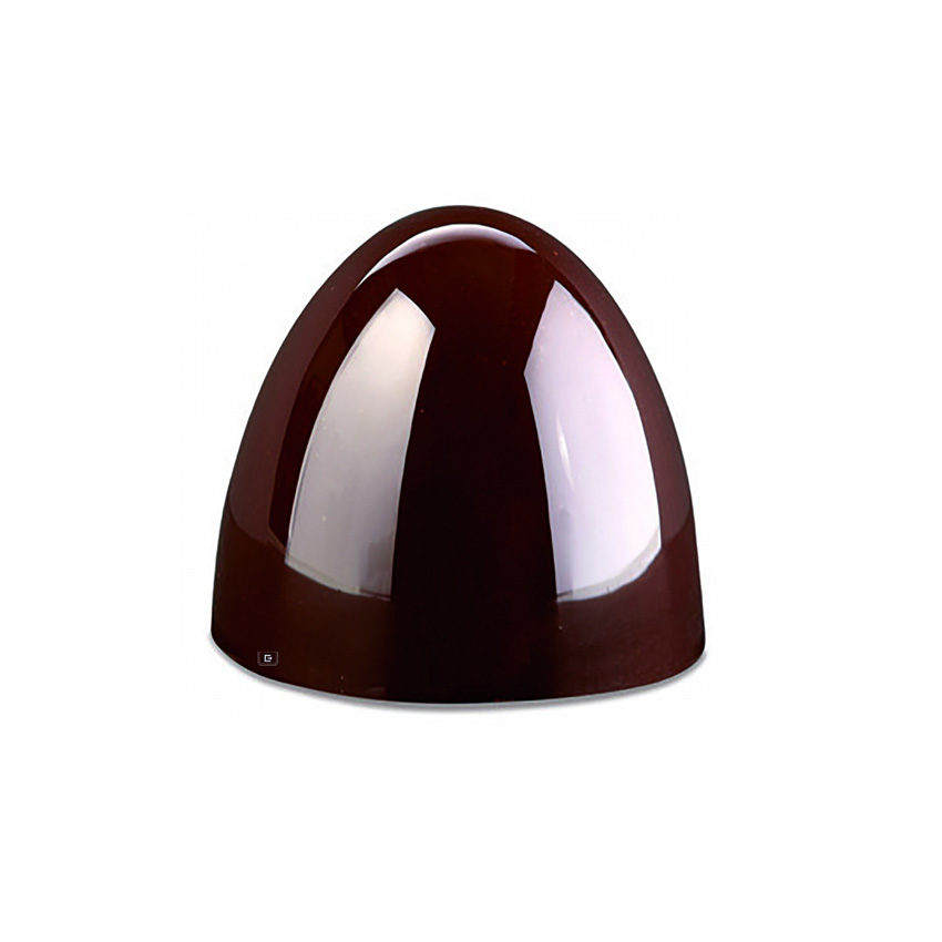Pavoni Polycarbonate Chocolate Mold: Coupole Dome, 26mm Dia. x 23.5mm H, 21 Cavities