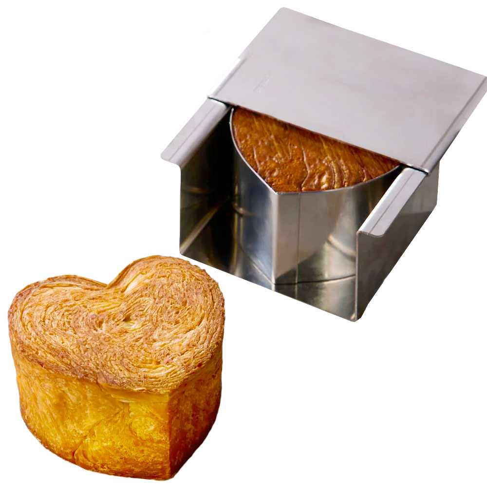 Pavoni Stainless Steel Heart Croissant Mold
