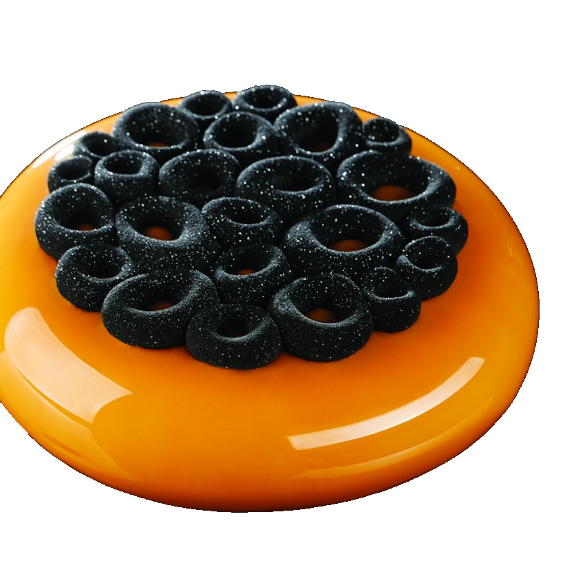 Emmanuele Forcone by Pavoni, Top Decoration Silicone CORAL Mold, 135mm Dia. x 15mm H, 2 Cavities
