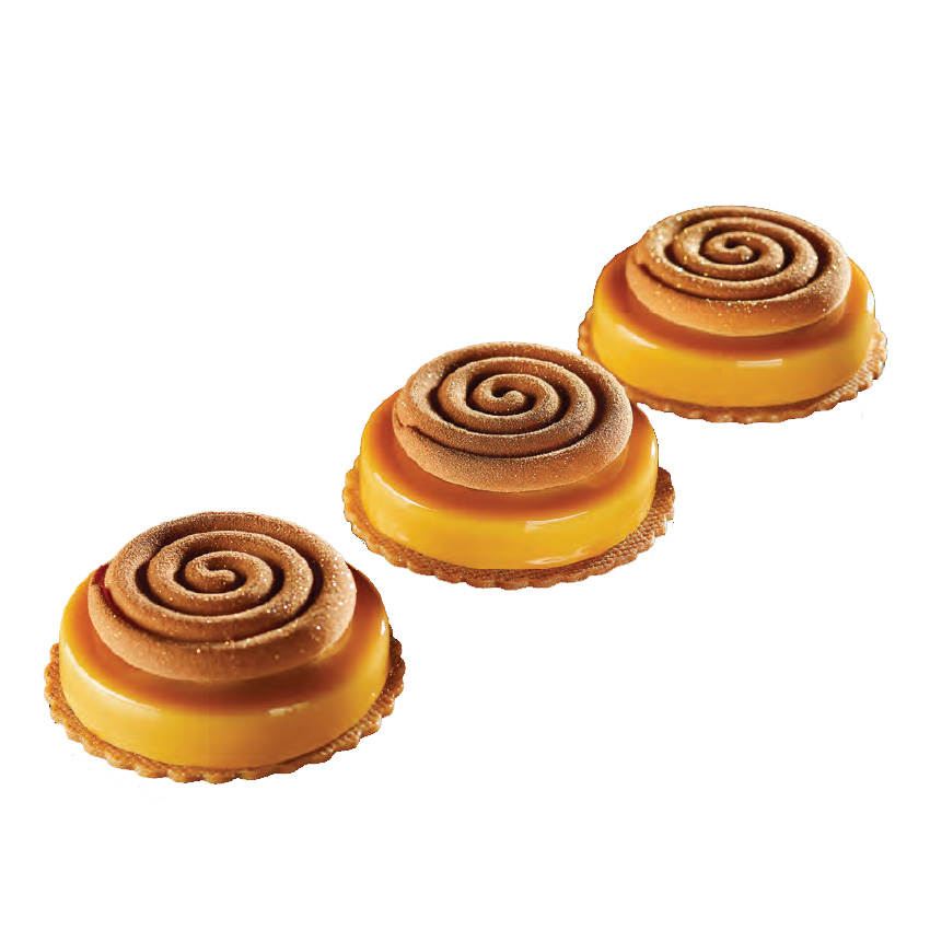 Emmanuele Forcone by Pavoni, Top Decoration Silicone IPNOSI Mold, 60mm Dia. x 10mm H, 8 Cavities