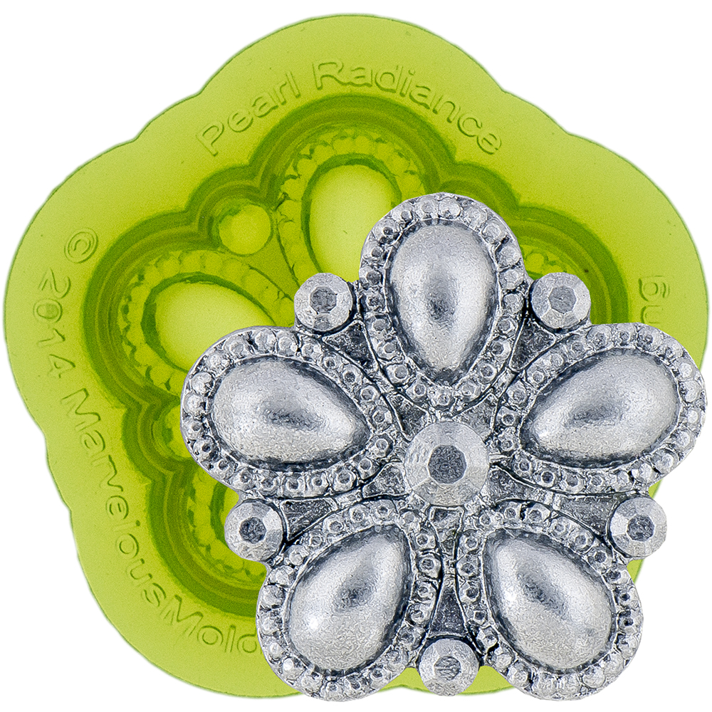 Pearl Radiance Mold by Marvelous Molds Fondant Embellishments