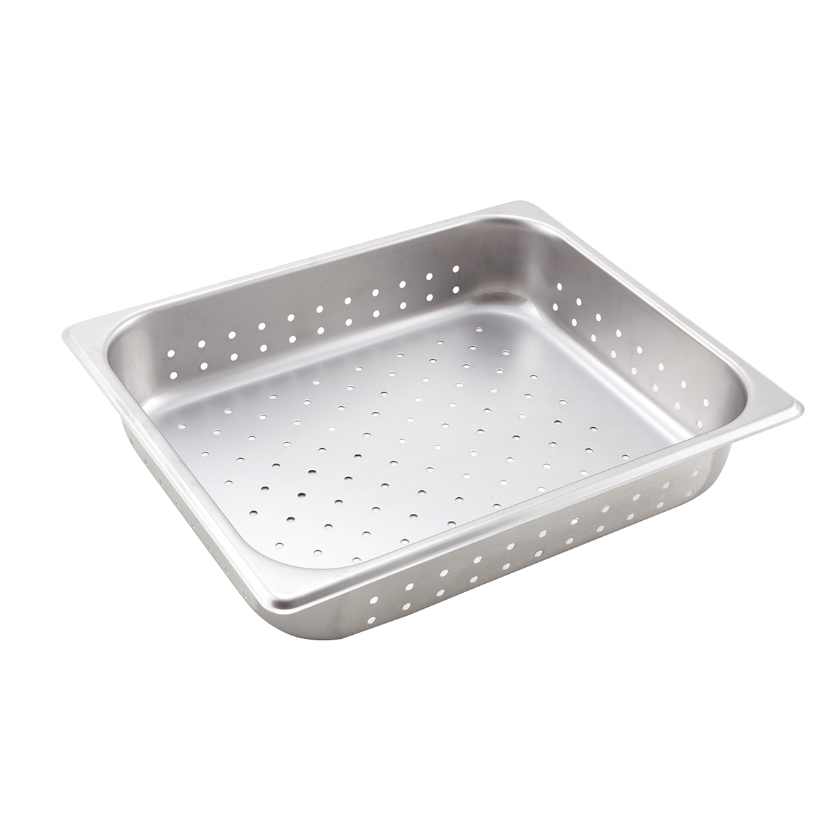 Winco Perforated Steam Pan, Half Size (10-3/8" x 12-3/4") x 2-1/2"