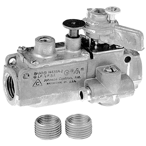 Pilot Safety Valve; Natural Gas / Liquid Propane; 1/2" Gas In / Out; 1/4" Pilot Out