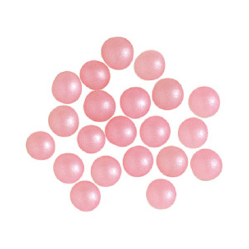 Pink Sugar Pearls 4mm Edible Pearls & Dragees - BakeDeco.Com