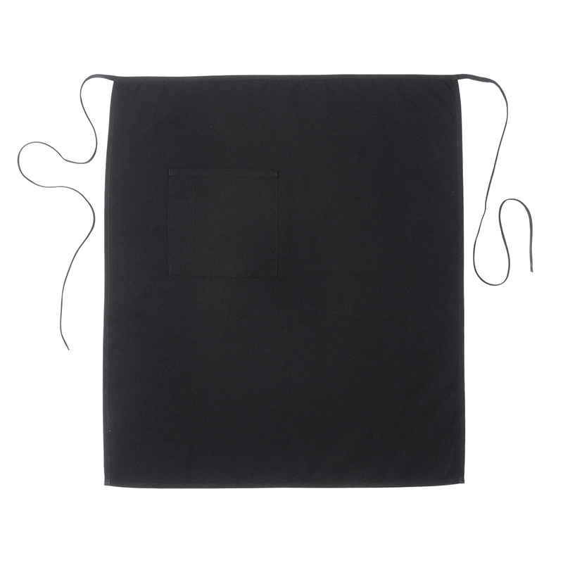 Pinnacle Textile A2006 Full Bistro Apron, Black