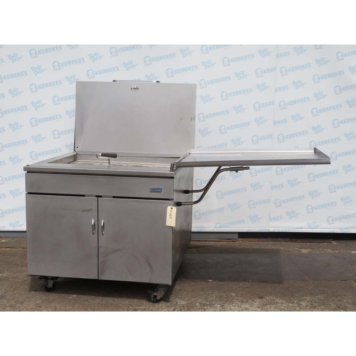 Pitco 34PS Gas Donut Fryer, 210 Lb Oil Capacity, Used Excellent Condition