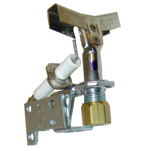 Pitco OEM # 60130901 / 60130902, Nat/LP Gas Pilot Burner Assembly with Electrode Igniter