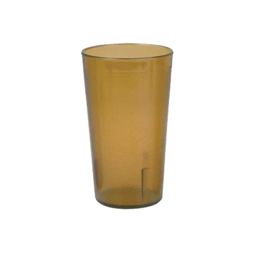 Plastic Amber Tumbler, 8 oz - Case of 72