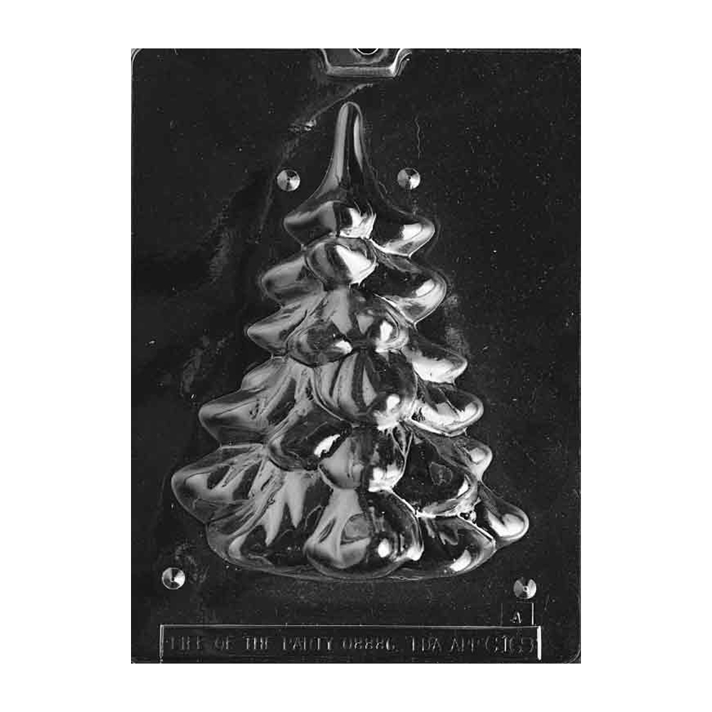 Plastic Chocolate Mold, 3D Christmas Tree