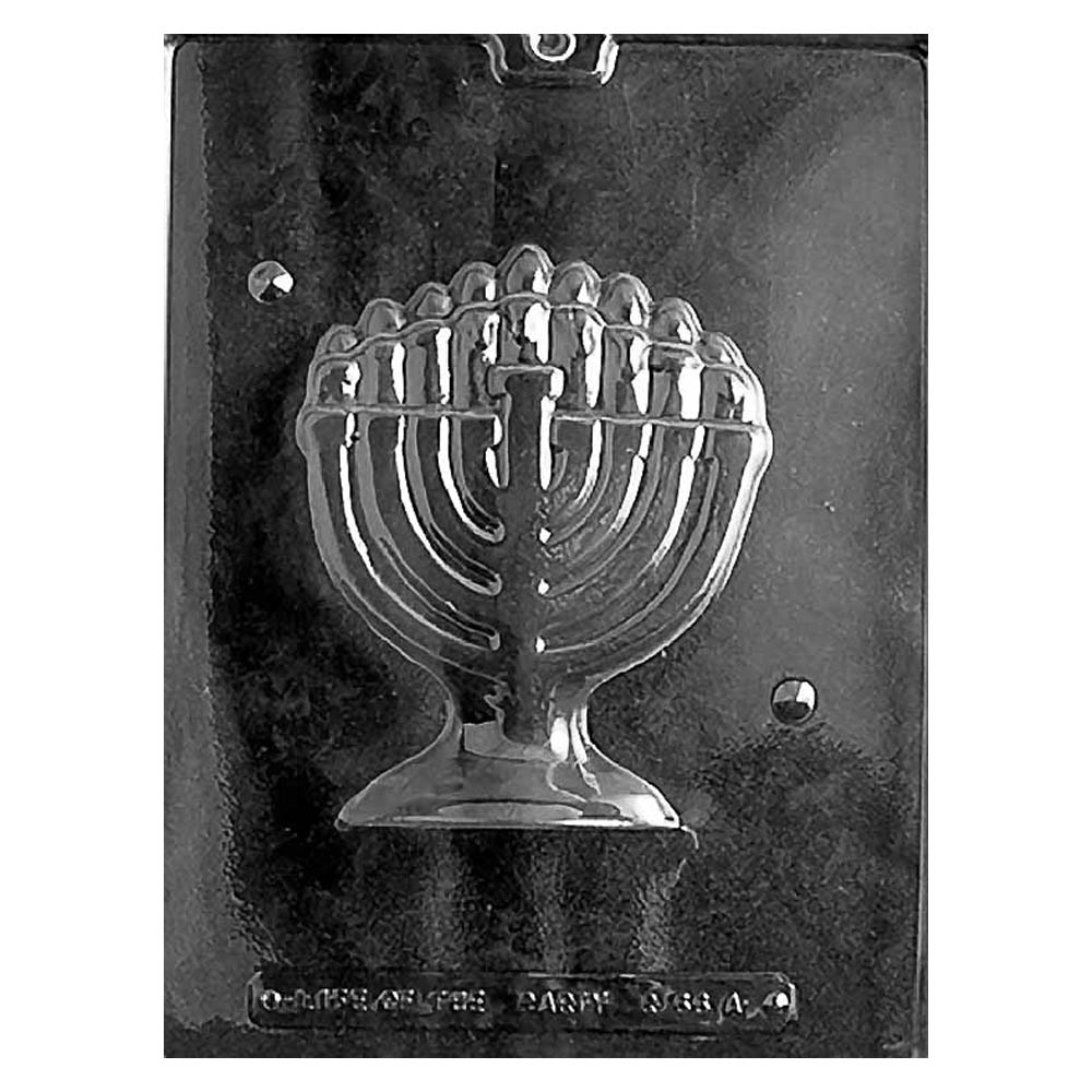 Plastic Chocolate Mold, 3D Menorah