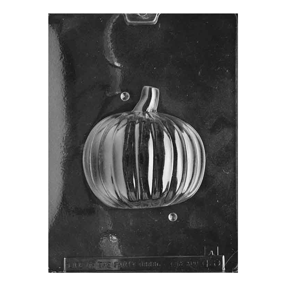 Plastic Chocolate Mold, 3D Pumpkin