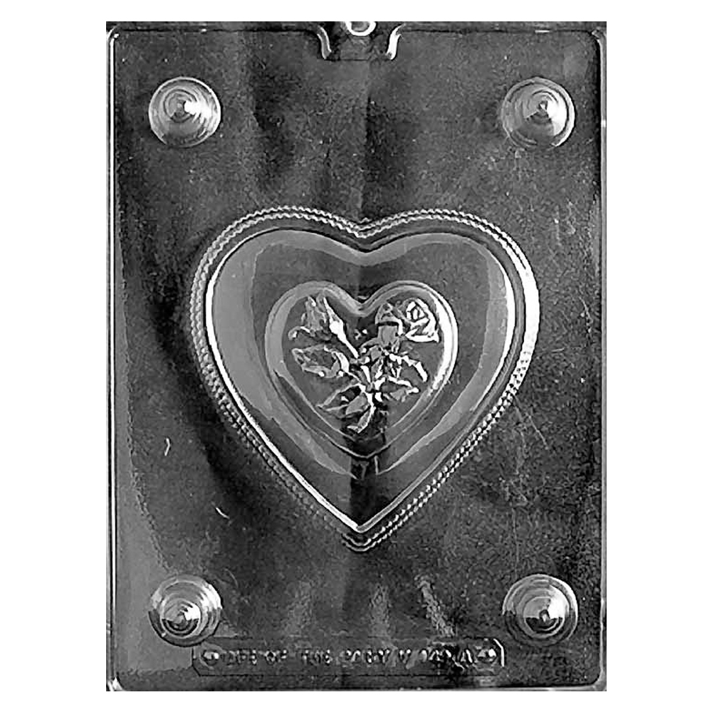 Plastic Chocolate Mold, Heart Box Top