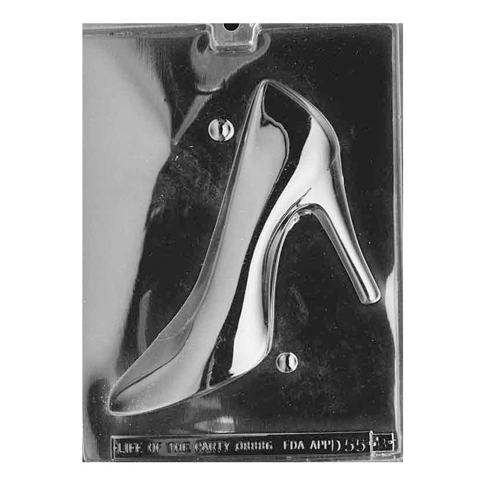 Plastic Chocolate Mold, High Heel Shoe, 1 Cavity