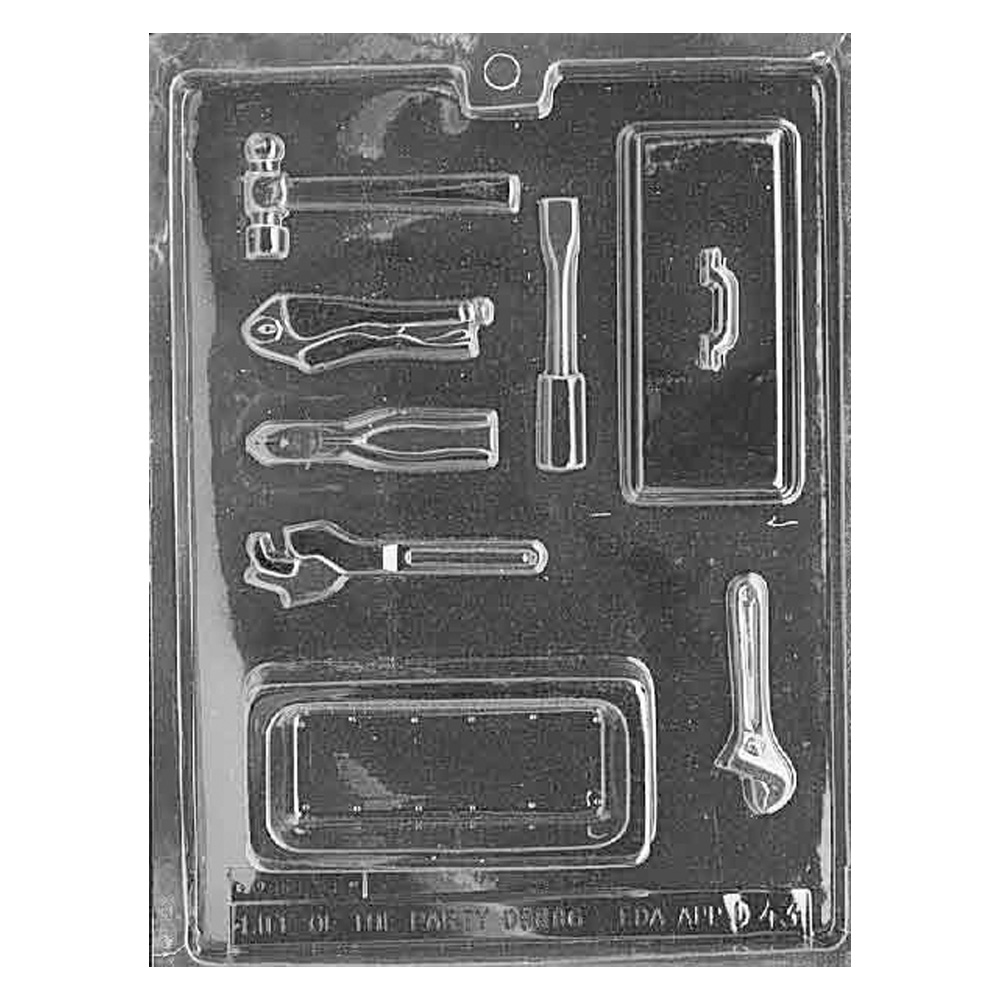 Plastic Chocolate Mold, Tool Set, 8 Cavities