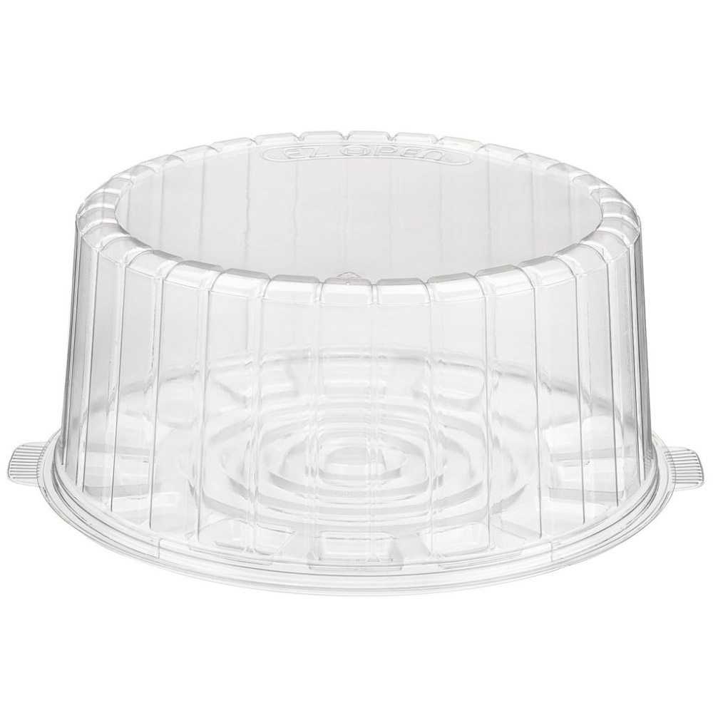 Plastic Container for 9" Round Cakes, Case of 50
