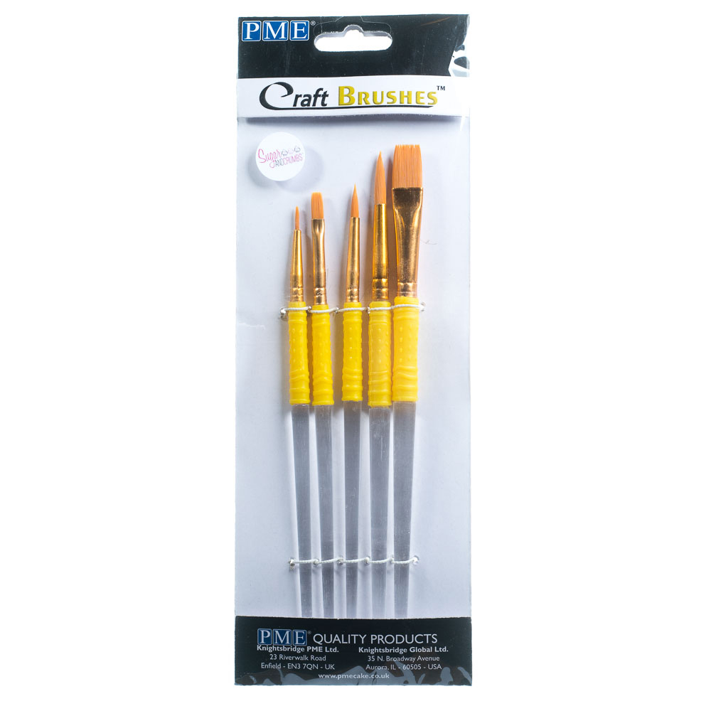 PME Decorating Brushes, Set of 5