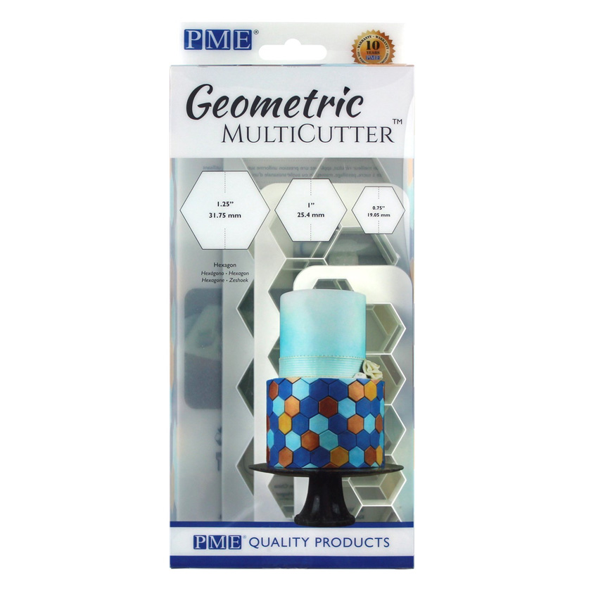 PME Geometric Hexagon MultiCutter, Set of 3