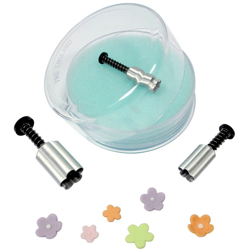 PME Plunger Cutter, Aluminum, 3 Pc. Set: Blossom/Forget-Me-Not