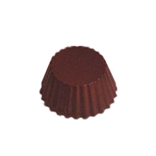 Polycarbonate Chocolate Mold Fluted Round 38mm x 19mm High, 24 Cavities