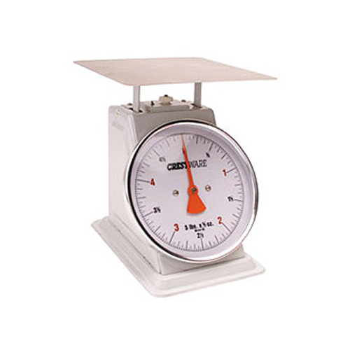 Portion Control Scale 11 lbs./5kg., 8" diam. Dial, 10" x 10" Platform